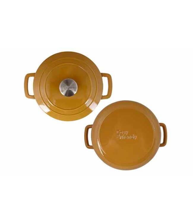 Cosy & Trendy Gietijzeren Kookpot - dia.24H11,6cm - 4,6L - Amber Gold