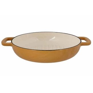 Cosy & Trendy Gietijzeren Grillpan - dia.28H6cm - Amber Gold