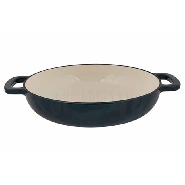 Cosy & Trendy Gietijzeren Grillpan - dia.28H6cm - Green Heron