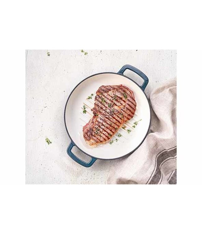 Cosy & Trendy Gietijzeren Grillpan - dia.28H6cm - Green Heron