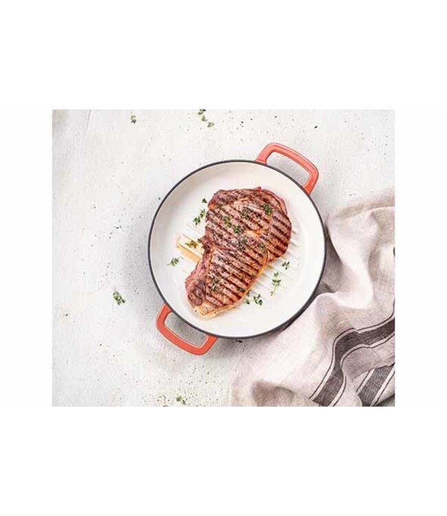 Cosy & Trendy Gietijzeren Grillpan - dia.28H6cm - Roest