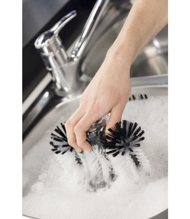 Cosy & Trendy for Professionals Bierborstel met 3 borstels 18x10H19cm