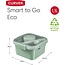 Curver Smart to Go Eco Lunchbox 1,1L + Bestekset + sauscup - Groen