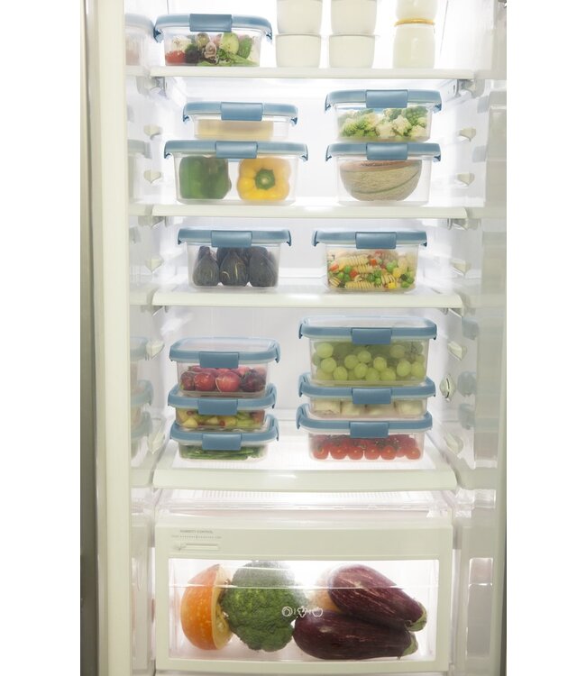 Curver Smart Fresh Eco Vershouddoos Rechthoekig - 0,7L - Blauw/Transparant