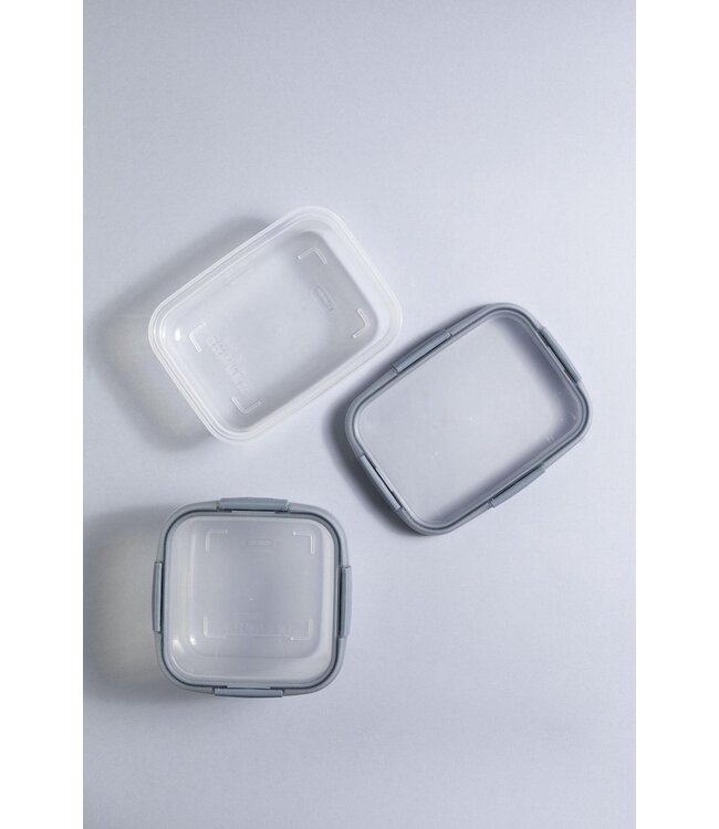 Curver Smart Fresh Eco Vershoudbakje met deksel - Rechthoekig - 1,2L  - Blauw/Transparant