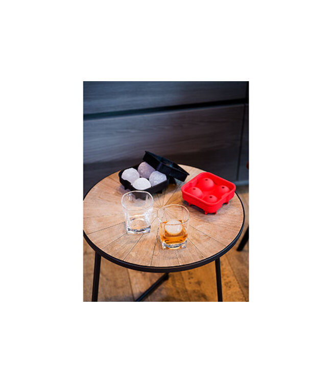 Cosy & Trendy Siliconen ijsblokhouder 4 ballen rood D4.5CM