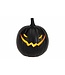 Cosy @ Home Pompoen hoofd - LED - zwart - dia.16H17,5cm