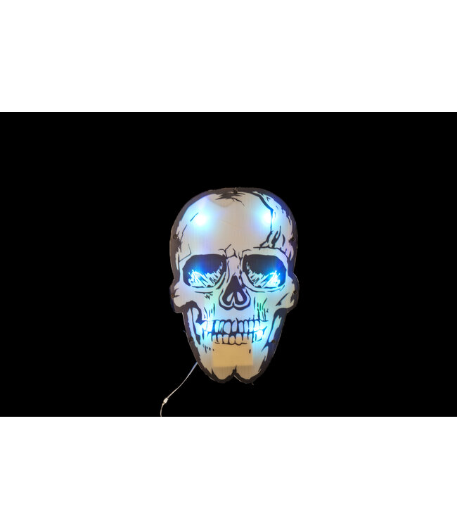 Cosy @ Home Hangdeco - Doodskop met licht - 33xH50cm