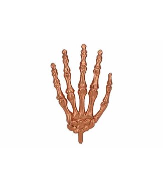 Cosy @ Home Hand skelet - set 6 - koper - 10xH14cm