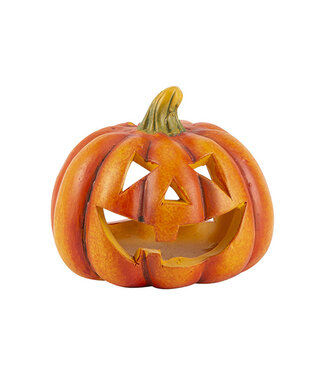 Cosy @ Home Pompoenhoofd - oranje - dia.10H9,5cm - keramiek