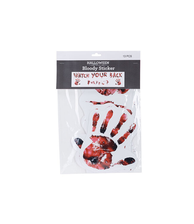 Cosy @ Home Decosticker - Watch your back - 40xH18cm - PVC