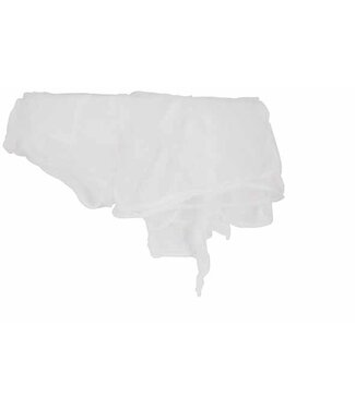 Cosy @ Home Spinnenweb wit - 200x200cm - textiel