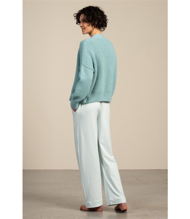 Eskimo Korte Cardigan / vest - gebreid - blauw