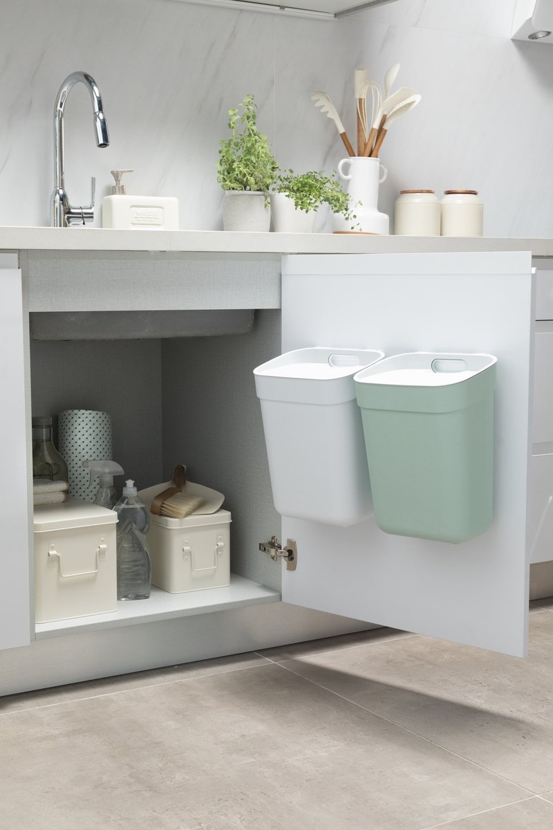 Abfallsammler H309xB205xT276mm 10l grün | pn-9000467120