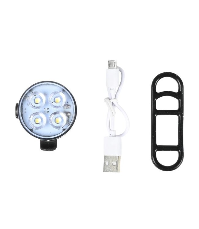 Benson Fietslamp - USB oplaadbaar - wit