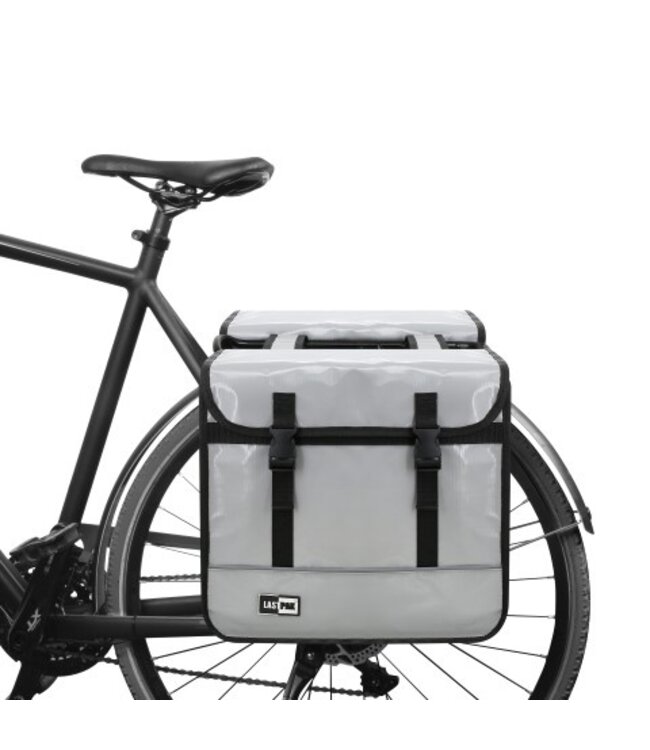 Benson Dubbele fietstas - 35L - nardo grijs