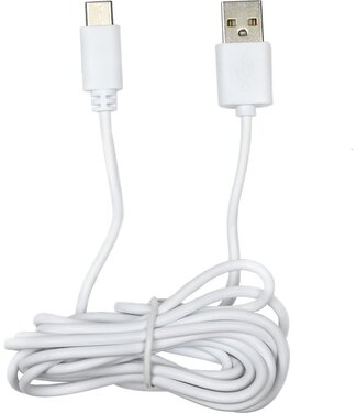 Benson Mobiele Oplader - USB naar Type C Kabel - 2 meter - Wit