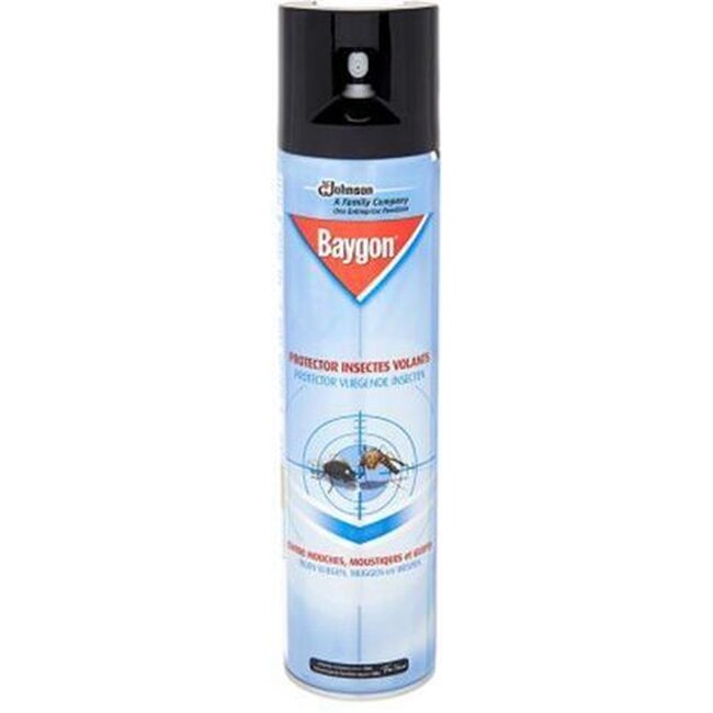 Baygon Spray - 400ml - Tegen vliegen, muggen en wespen