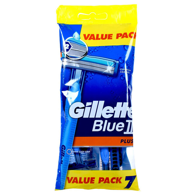 Gillette Scheermes - 7 stuks - BLUE II plus