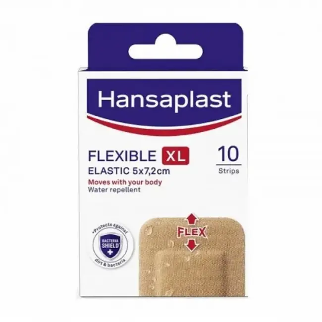 Hansaplast Flexible XL Pleisters - 10 stuks