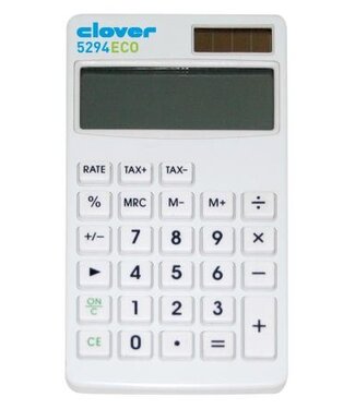Clover Rekenmachine - Eco Green - 8 cijfers - zakformaat