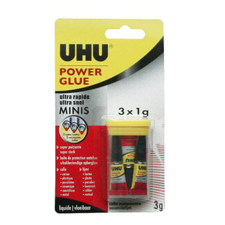 UHU Super lijm - mini - 3x1g.