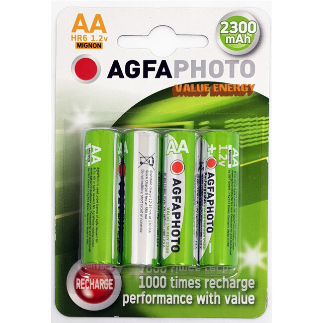 Agfa Oplaadbare batterijen LR06 - AA