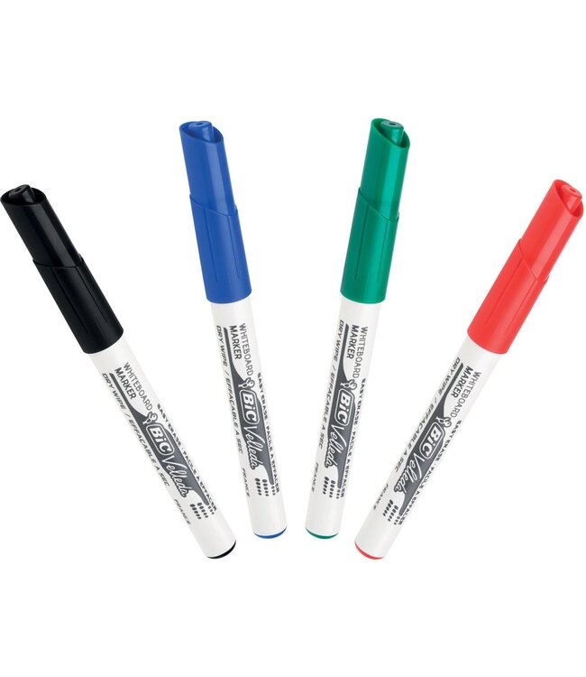 Bic Whiteboardmarker Velleda -4 stuks