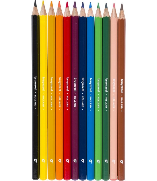 Bruynzeel Kleurpotloden - 12 stuks - Kids