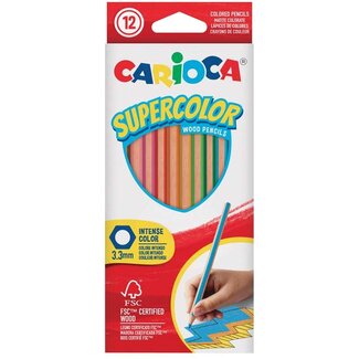 Carioca Kleurpotloden - 12 stuks - Super color