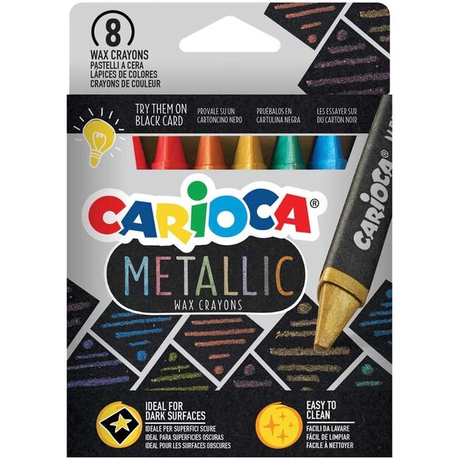 Carioca Wasco - 8 stuks - Metallic