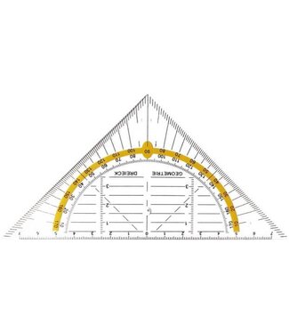 Geodriehoek - PVC - 16cm