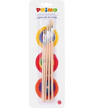 Primo Penseel - 5 stuks - plat