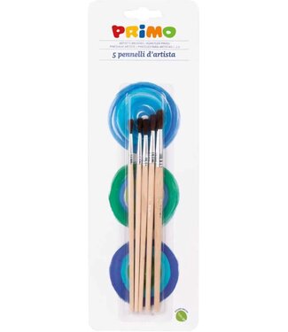 Primo Penseel - 5 stuks - rond