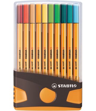 Stabilo Viltstift - Point 88 - 20 stuks  - Colorparade