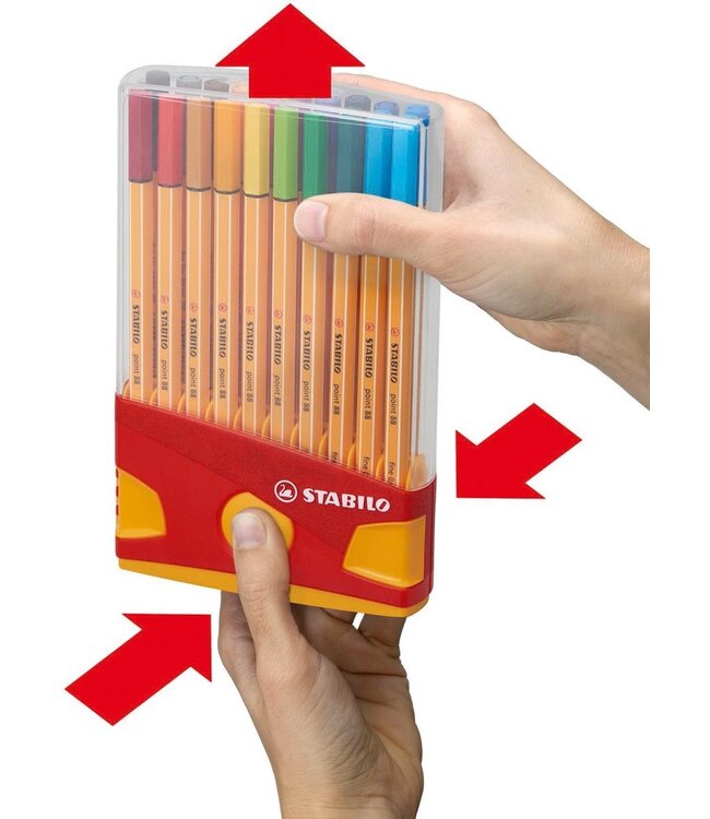 Stabilo Fineliner - Point 88 - Colorparade - 20 stuks