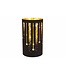 Cosy @ Home Lamp - fireworks - LED - dia.9H16cm - zwart - glas