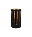 Cosy @ Home Lamp - fireworks - LED - dia.9H16cm - zwart - glas