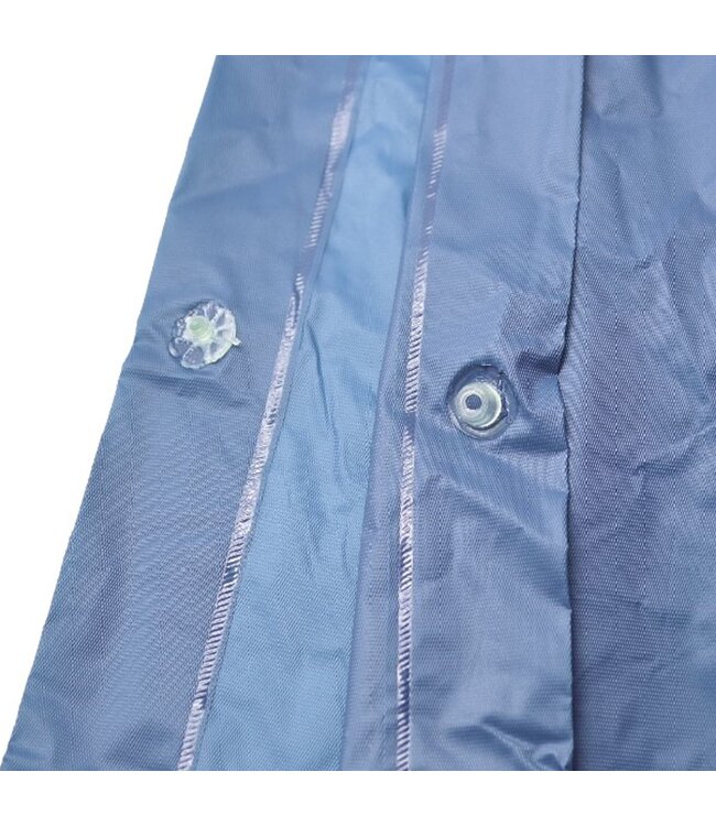 Benson Duurzame Regenponcho - blauw - voor volwassenen