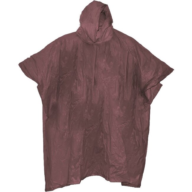 Benson Duurzame Regenponcho - bruin - voor volwassenen