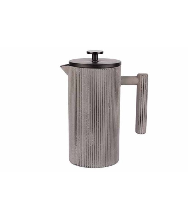 Cosy & Trendy Koffiemaker - donkergrijs - gietijzer - dia.9H20cm