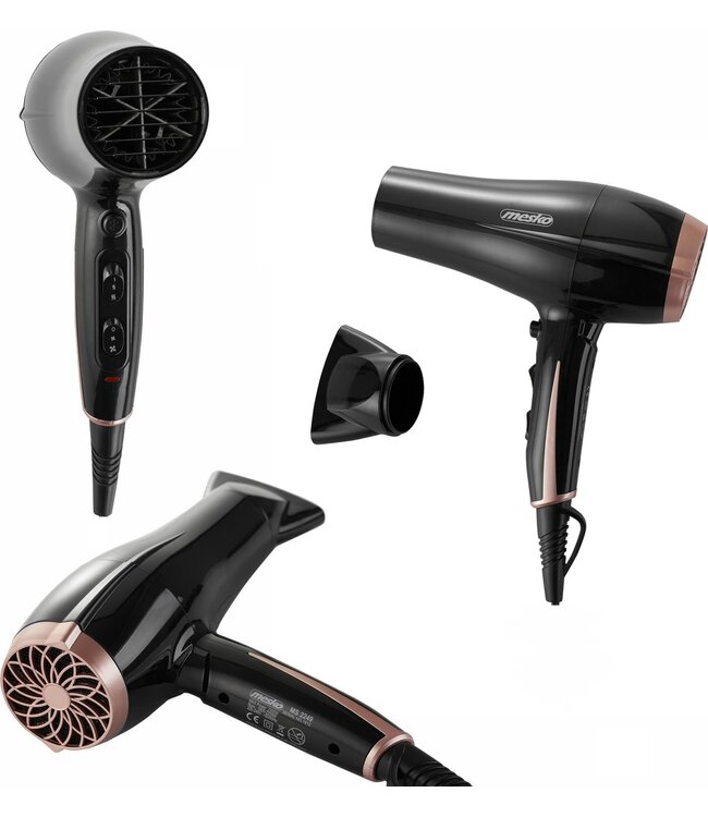 Mesko Haardroger - 2000W - zwart