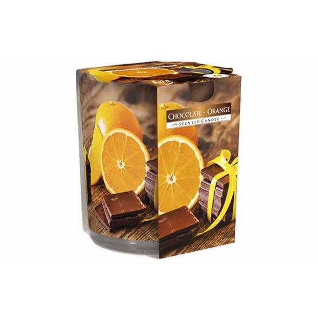 Cosy & Trendy Geurkaars in glas - Chocolate/Orange