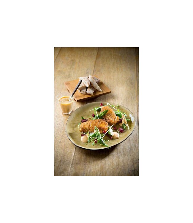 Cosy & Trendy Bord diep ovaal - dia.19,5x16,5H5cm - Mossa