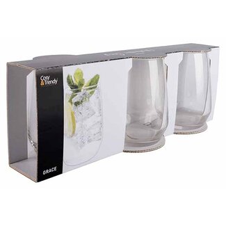 Cosy Moments Glas tumbler - 45cl - set van 3 - Grace