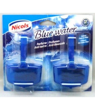 Nicols WC hanger - 2 stuks - blauw water