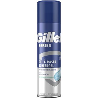 Gillette Revitaliserende Scheergel Met Groene Thee - 200 ml