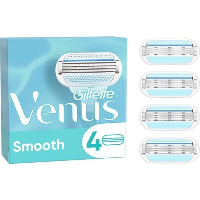 Gillette Venus Smooth Scheermesjes Voor Vrouwen - 4 Navulmesjes