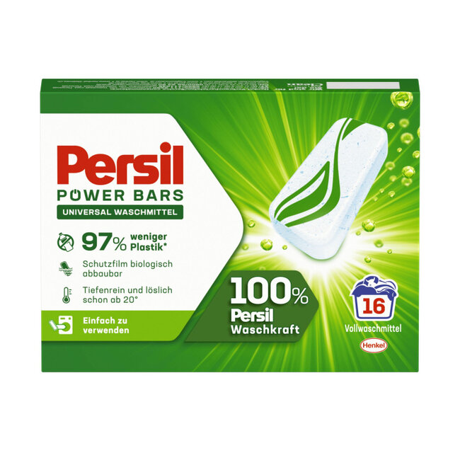 Persil Universeel Wasmiddel Power Bars - 16 scoops