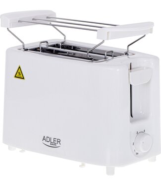 Adler Broodrooster - toaster - Wit